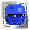 Розетка с USB, А+А Voltum S70 VLS040405 (сталь)