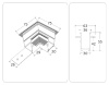 Коннектор угловой Ambrella Light Magnetic 220V GL1040