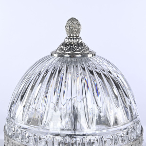 Настольная лампа Bohemia Ivele Crystal 5680L/18 Ni Clear/M-1G