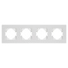Рамка на 4 поста пластиковая Arlight FRM-PERIO-PL-4-WH 049758