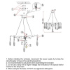 Подвесная люстра Omnilux Batelli OML-52903-08