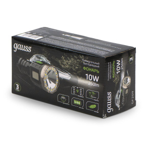 Фонарь ручной Gauss GF209
