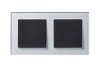 Рамка 2-ая Systeme Electric AtlasDesign Nature Стекло алюминий ATN320302
