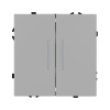 Выключатель звонковый 2 кл подсветка софт-тач никель Arlight SWT-MKR2-SFPL-L-IS (250V, 10A) 061788(2)