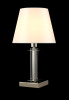 Настольная лампа Crystal Lux Nicolas NICOLAS LG1 NICKEL/WHITE