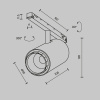 Трековый магнитный светильник Maytoni Technical Focus Zoom Exility X TR244-4-12WTW-DD2-B
