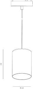 Трековый светильник SWG PRO P-SLIM-150GLWH-6-CCT 022095