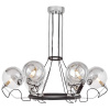 Подвесная люстра Lumina Deco LDP 9110-6 BK+CHR