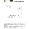 Подвесная люстра Omnilux Abbazia OML-65903-05