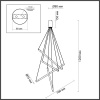 Подвесная люстра Odeon Light Sparky 4369/40L