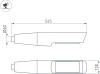 Уличный светильник Arlight OXOR-NOXT-EMP-545x100-35W Day4000 (BK, 120 deg, 230V) IP65 052479