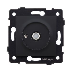 Розетка спутниковая SAT, черный матовый Kollinger REA-020BM для Aspekt, Eleganz, Reflex