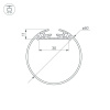 Профиль Arlight SL-ROUND-D60-2000 ANOD 019286