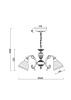 Подвесная люстра Myfar Amelie MR2761-5CP