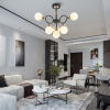 Потолочная люстра Arte Milano Neapolis 274307/6 BK/GD