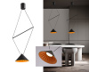 Подвесной светильник Italline IT03-1430 black/orange