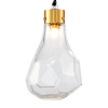 Подвесной светильник Delight Collection KR1197 KR1197P-1 brass/clear