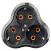 Разветвитель сетевой 3-местный Stekker 250V 16A ABS ADP16-23-21 50682