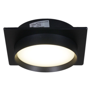 Встраиваемый светильник Reluce 53005-9.0-001LD GX53 BK
