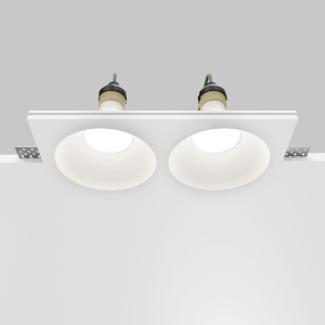 Встраиваемый светильник Maytoni Technical Gyps Modern DL129-GU10-02-W