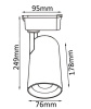 Трековый светильник Crystal Lux CLT 0.31 006 CLT 0.31 006 30W WH