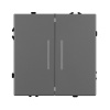 Механизм выключателя двухклавишный проходной Arlight LED SWT-NOBE-MKP2-SFPL-L-GR (230V, 10A) 054269