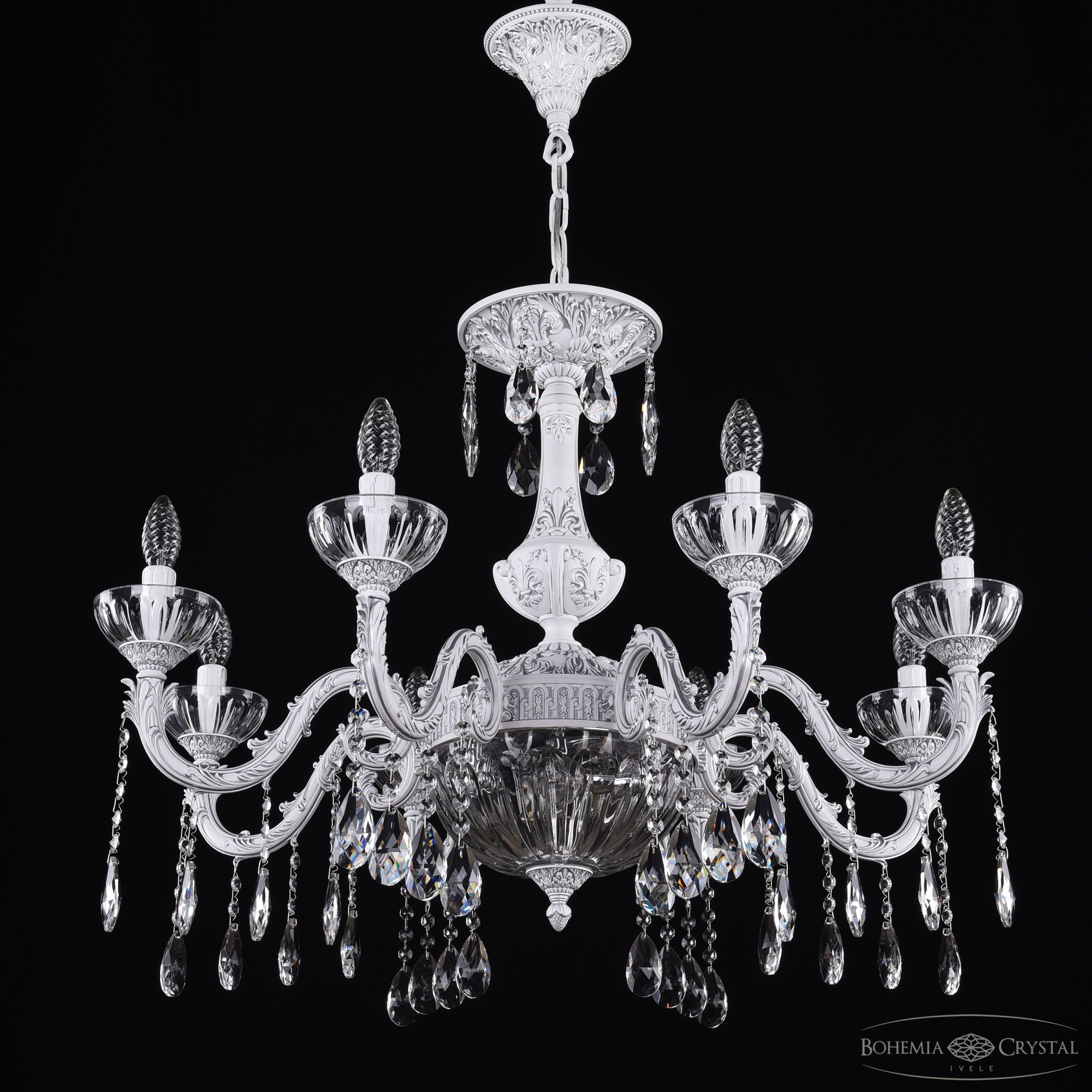 Подвесная люстра Bohemia Ivele Crystal AL79101P/8/250 A WMN P Clear/M-1H