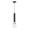 Подвесной светильник Lumina Deco Folino LDP 7012-1B BK+CHR