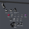 Насадка с изменяемым углом Arlight LGD-ARTIFACT-ZOOMLENS-R65 (BK, 10-50 deg) (Металл) 059711