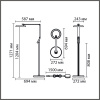 Торшер Lumion Genri 8332/15FL
