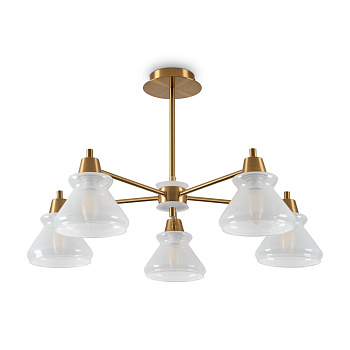 Люстра на штанге Freya Zenith FR5647PL-05BS