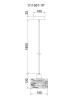 Подвесной светильник Moderli Walnut V11957-1P