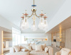 Люстра на штанге Ambrella Light High Light Ceramo Modern LH53183