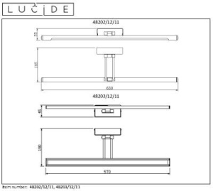 Светильник для картин LUCIDE 48203/12/11