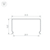 Профиль Arlight гибкий WPH-FLEX-3020-1000 (Сталь) 062646