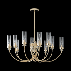 Люстра на штанге Crystal Lux SECRET SP10 GOLD