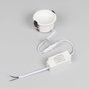 Встраиваемый светильник Arlight MS-BREEZE-BUILT-R82-9W Warm3000 (WH, 85 deg, 230V) (IP20 Металл) 036616(1)