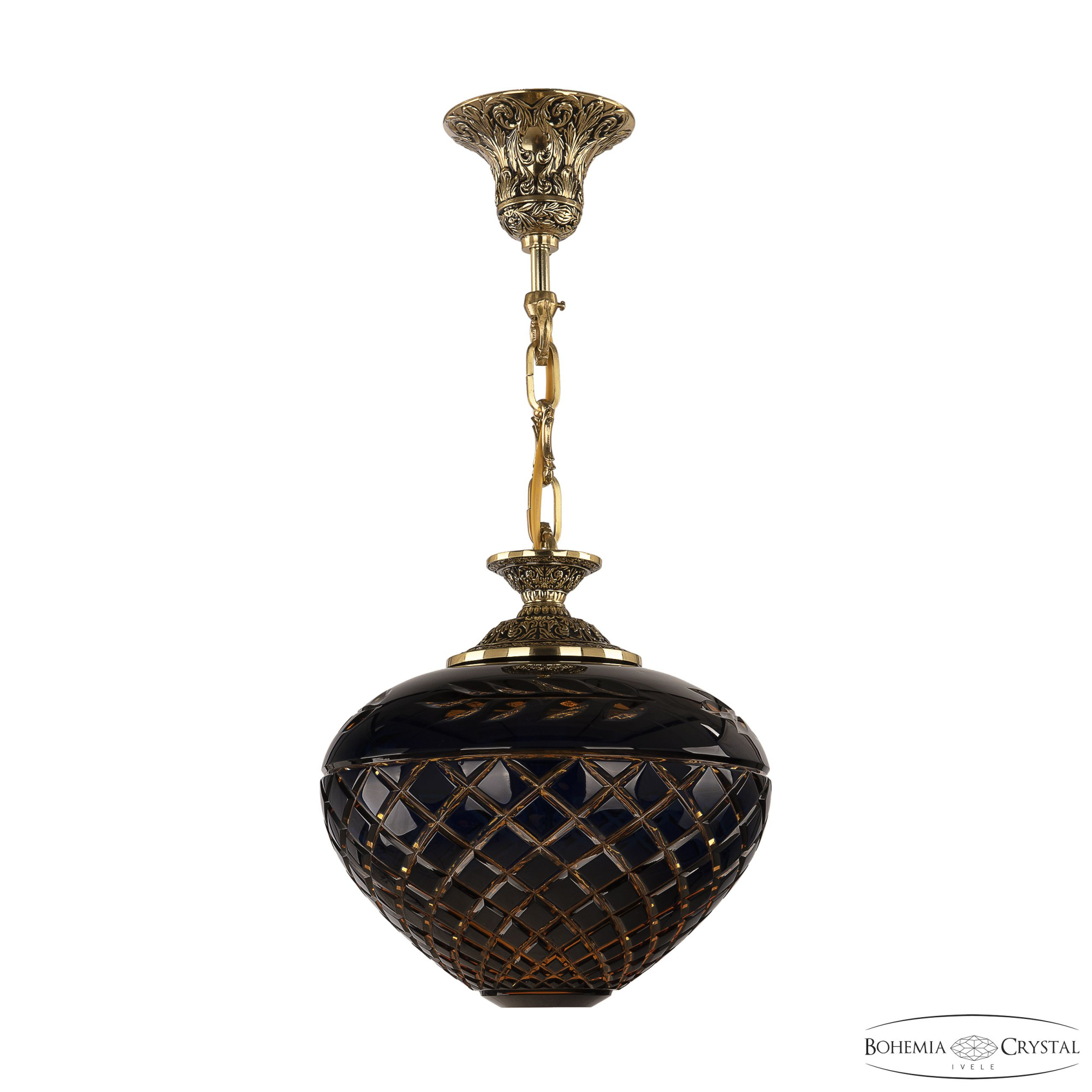 Подвесной светильник Bohemia Ivele Crystal 7003P/23 GB Amber-Blue/H-1B