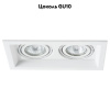 Встраиваемый светильник Arte Lamp A6661PL-2WH