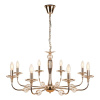 Подвесная люстра iLamp Aura 1030-8GD