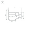 Профиль Arlight STRETCH-25-WALL-SIDE-2000 040061