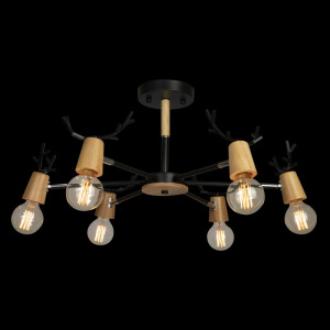 Люстра на штанге Loft IT Sven 10024/6 Black