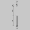 Трековый магнитный светильник Maytoni Skim TR210-1-5W3K-M-B