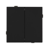 Механизм выключателя двухклавишный проходной Arlight SWT-TENDO-MKP2-SFPL-BK (230V, 10A) 054553
