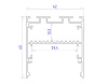 Алюминиевый профиль Ambrella Light Profile System GP3050BK