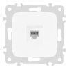 Розетка телефонная RJ11 Arte Milano 205.51-1.white