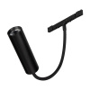 Трековый магнитный светильник Arlight MAG-MICROCOSM-SPOT-FLEX-R26-5W Warm3000 (BK, 24 deg, 24V) (IP20 Металл) 051786
