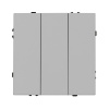 Механизм выключателя трехклавишный непроходной Arlight SWT-NOBE-MK03-SFPL-IS (230V, 10A) (Никель) 061800