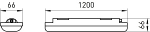 Линейный светильник Эра SPP-211-0-40K-048