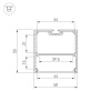 Профиль Arlight SL-LINE-5050-LW-3000 WHITE 043978(1)